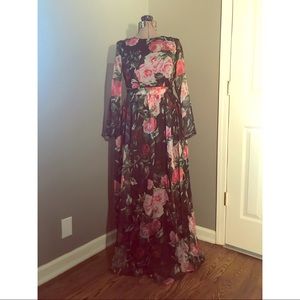 Maxi floral dress